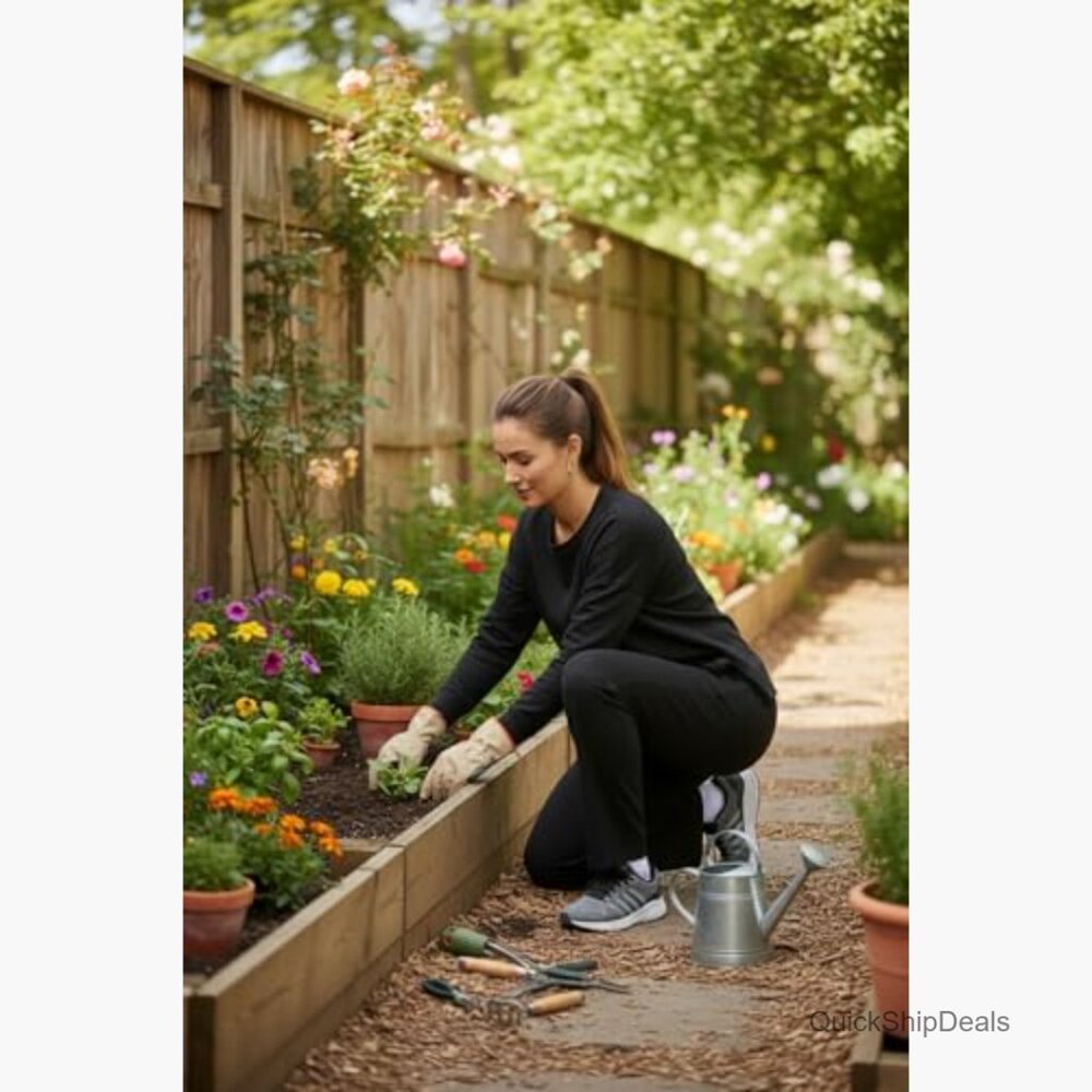 Polyester Blend Lounge Set with Side Split Sweats… - image 3